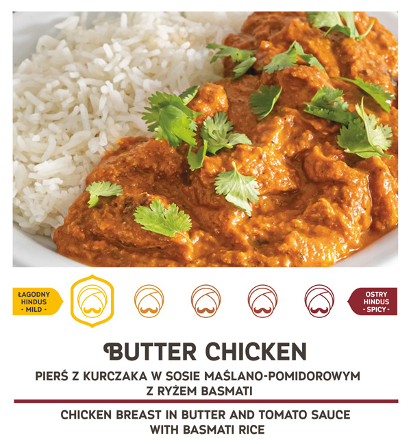 Kurczak maślany - butter chicken