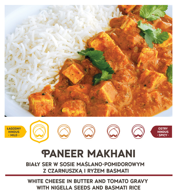 Paneer w sosie maślanym